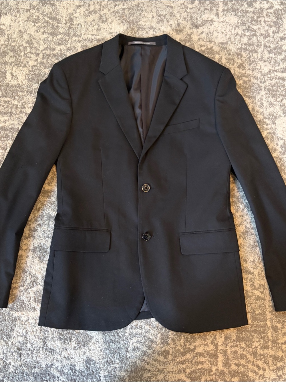H&M Black Two-Button Tailored Blazer